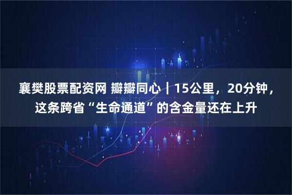 襄樊股票配资网 瓣瓣同心|15公里,20分钟,这条跨省“生命通道”的含金量还在上升